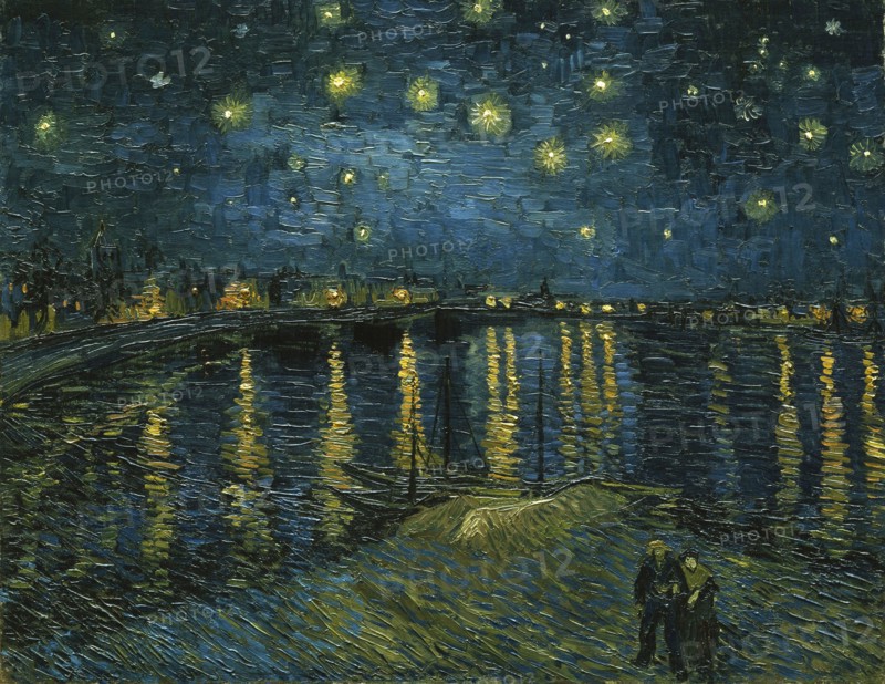 The Starry Night, 1888. Artist: Gogh, Vincent, van (1853-1890)