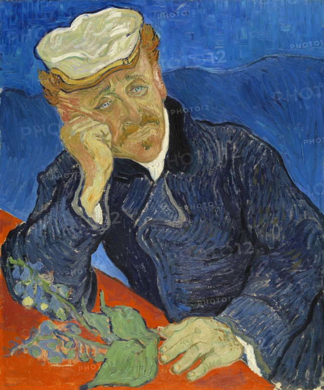 Dr Paul Gachet, 1890. Artist: Gogh, Vincent, van (1853-1890)