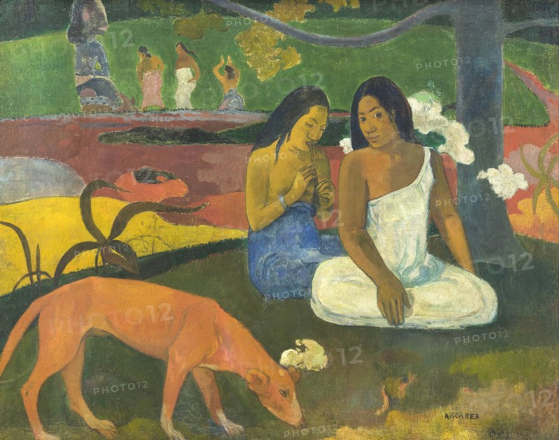 Arearea (Jokes), 1892. Artist: Gauguin, Paul Eugéne Henri (1848-1903)