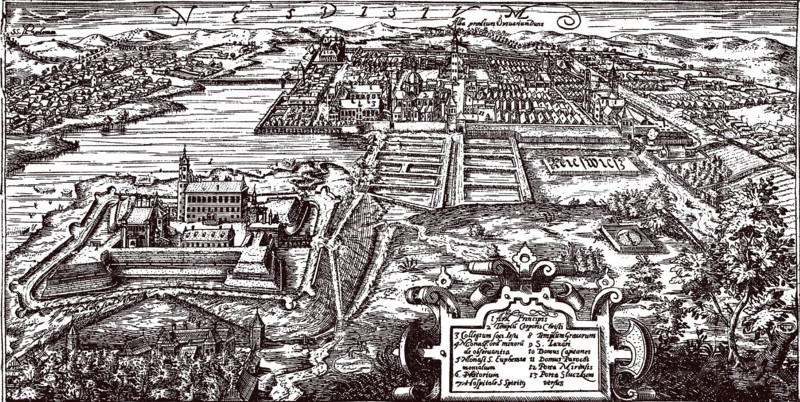 Nesvizh, 1604. Artist: Makowski, Tomasz (c. 1575-c. 1630)