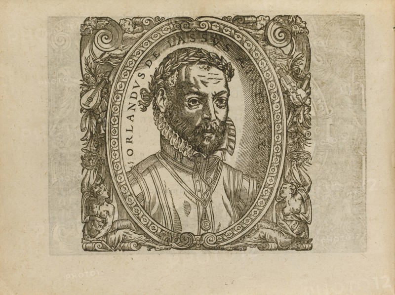 Portrait of the composer Roland de Lassus (1532-1594), 1560. Artist: Anonymous