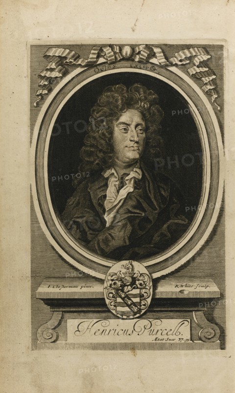 Portrait of the composer Henry Purcell (1659-1695), 1702. Artist: Closterman, John (1660-1711)