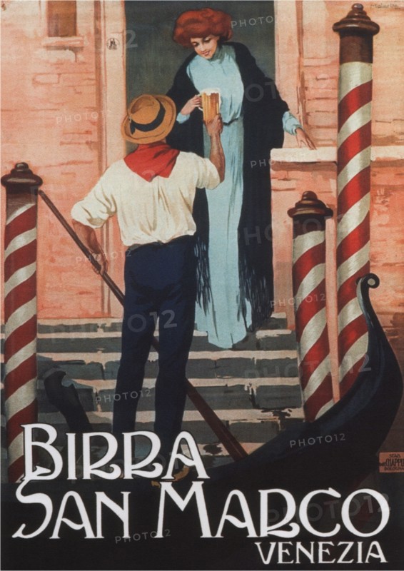 Beer San Marco, c. 1909. Artist: Malerba, Gian Emilio (1880-1926)