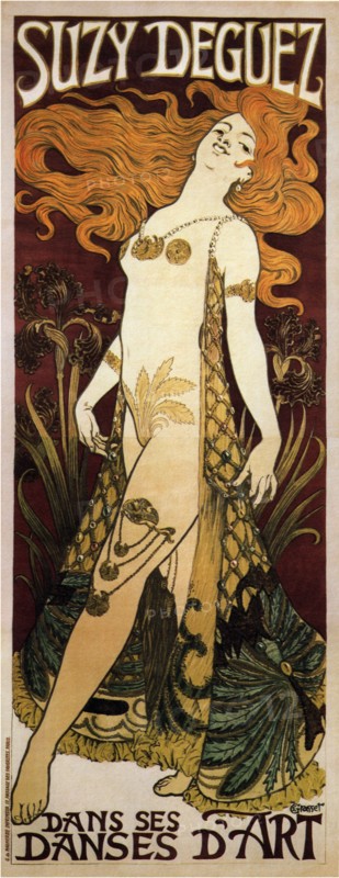 Suzy Deguez, 1905. Artist: Grasset, Eugène (1841-1917)