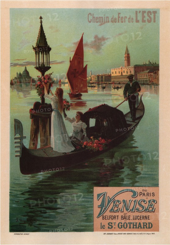 Chemins de fer de l'Est, 1890. Artist: Hugo d'Alesi, Frédéric (1849-1906)