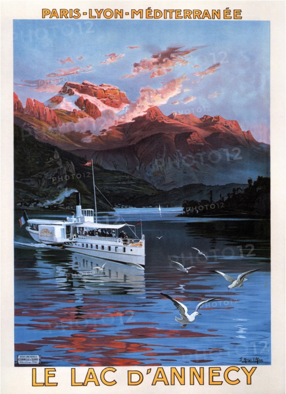 Lac d'Annecy. Artist: Hugo d'Alesi, Frédéric (1849-1906)