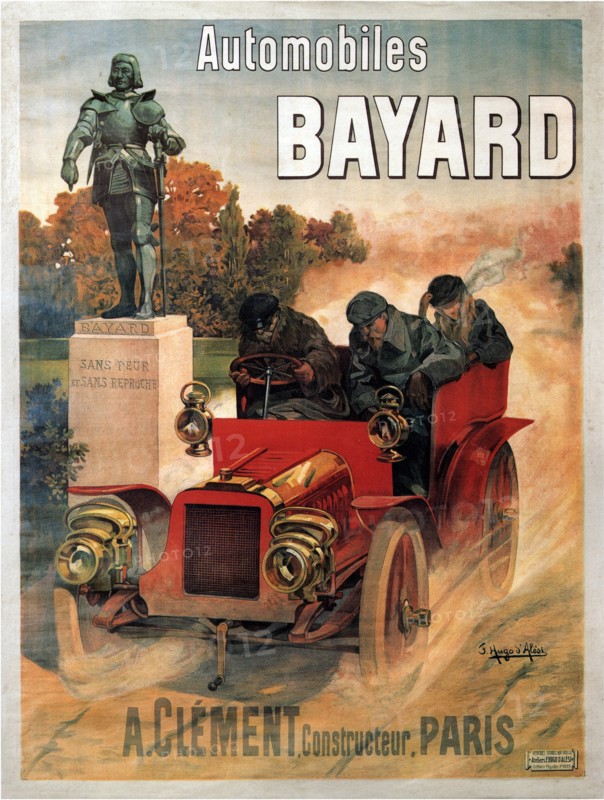 Automobiles Bayard, c. 1903-1906. Artist: Hugo d'Alesi, Frédéric (1849-1906)