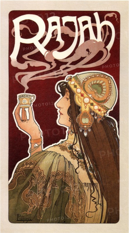 Rajah Coffee (Poster), 1899. Artist: Privat-Livemont, Henri (1861?1936)