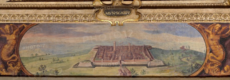View of Scarperia, 1557-1558. Artist: Vasari, Giorgio (1511-1574)