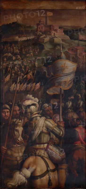 The Capture of the Fortress of Monastero, 1563-1565. Artist: Vasari, Giorgio (1511-1574)