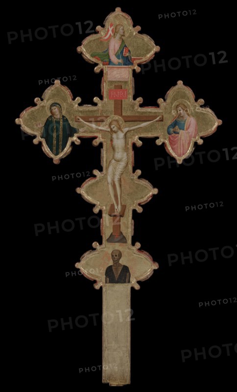 Portable, Double Sided Cross (recto), 1335-1340. Artist: Daddi, Bernardo (1290-1350)