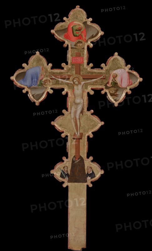 Portable, Double Sided Cross (verso), 1335-1340. Artist: Daddi, Bernardo (1290-1350)