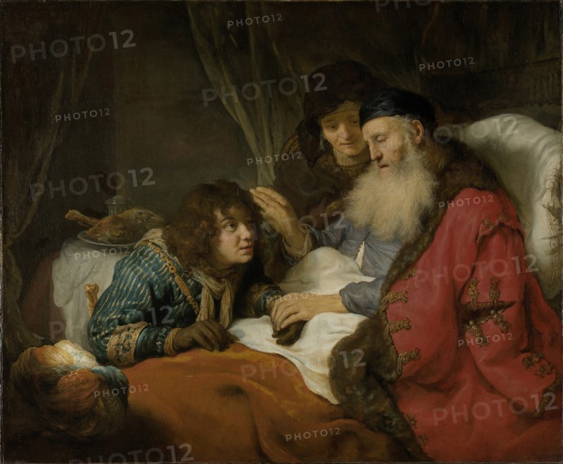 Isaac blessing Jacob, 1638. Artist: Flinck, Govaert (1615-1660)