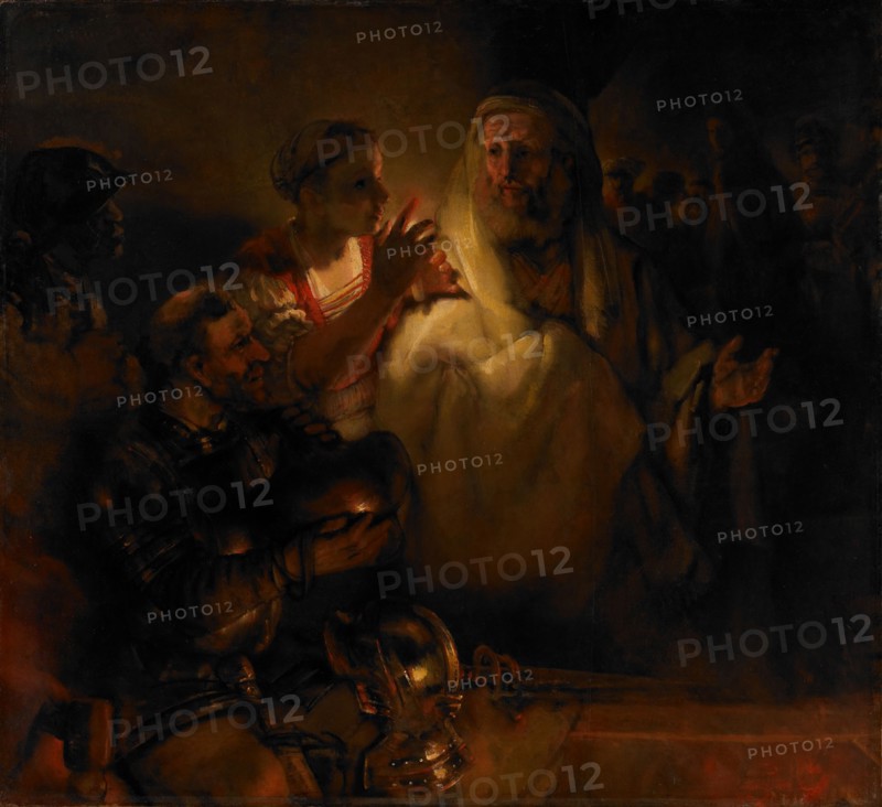 The Denial of Saint Peter, 1660. Artist: Rembrandt van Rhijn (1606-1669)
