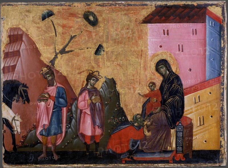 The Adoration of the Magi, c. 1280. Artist: Guido da Siena (active between 1260 and 1290)