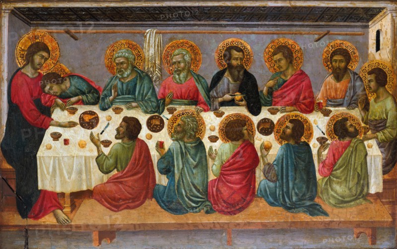 The Last Supper, 1310-1315. Artist: Ugolino di Nerio (ca 1280-1349)