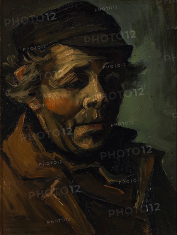 Head of a peasant, 1884. Artist: Gogh, Vincent, van (1853-1890)