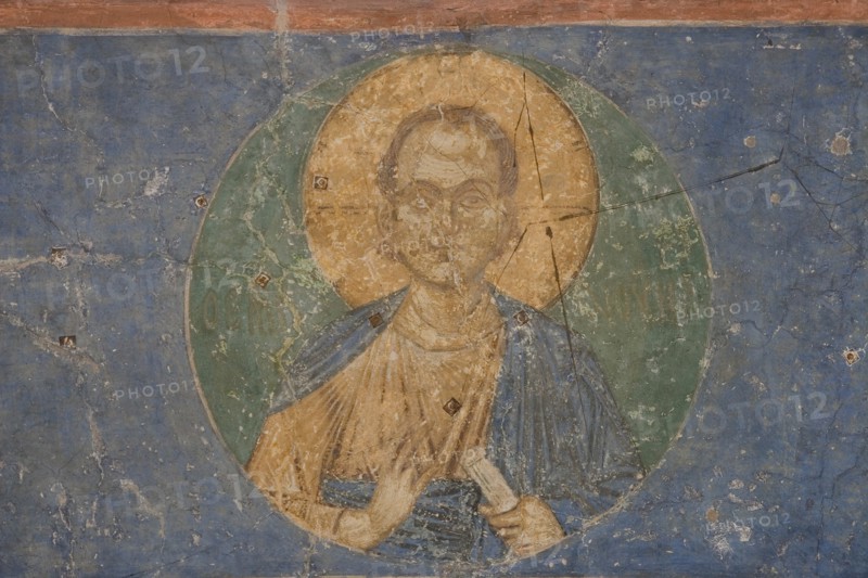 Christ Emmanuel, 12th century. Artist: Ancient Russian frescos