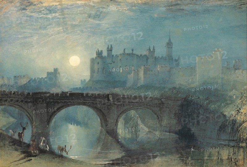 Alnwick Castle, c. 1829. Artist: Turner, Joseph Mallord William (1775-1851)