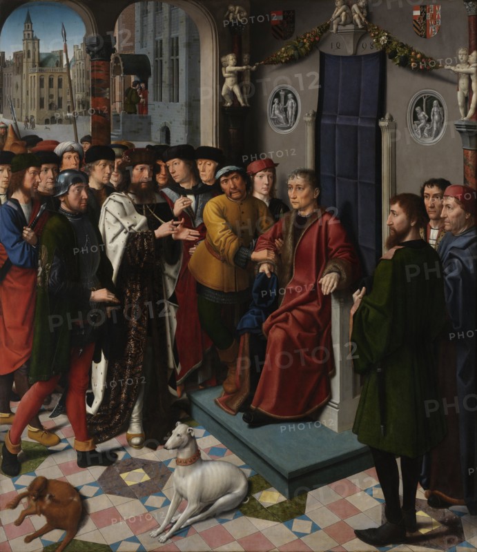 The Judgment of Cambyses (left panel), 1498. Artist: David, Gerard (ca. 1460-1523)