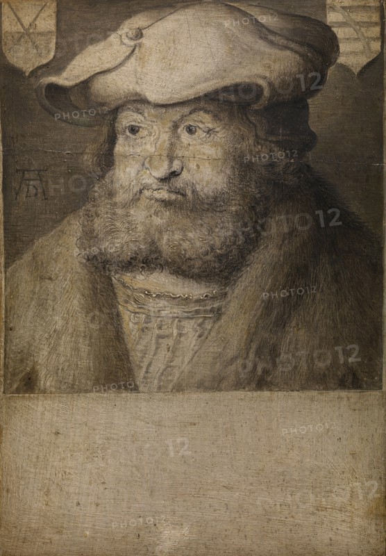 Portrait of  Frederick III, Elector of Saxony (1463-1525), c. 1525. Artist: Dürer, Albrecht (1471-1528)