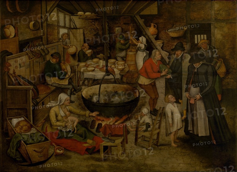 Visit to the Peasants, First third of 17th cen.. Artist: Brueghel, Pieter, the Younger (1564-1638)