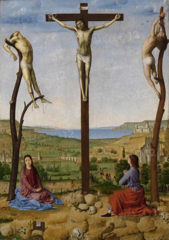 Calvary, Second Half of the 15th cen.. Artist: Antonello da Messina (ca 1430-1479)