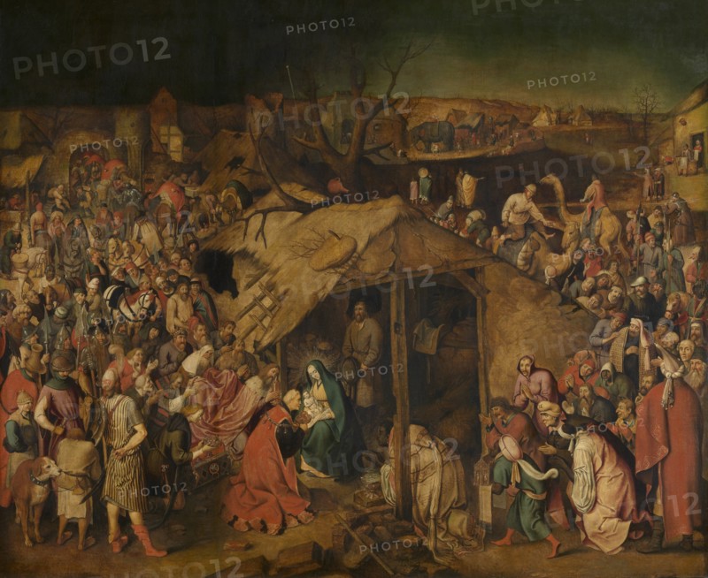 The Adoration of the Magi, First third of 17th cen.. Artist: Brueghel, Pieter, the Younger (1564-1638)