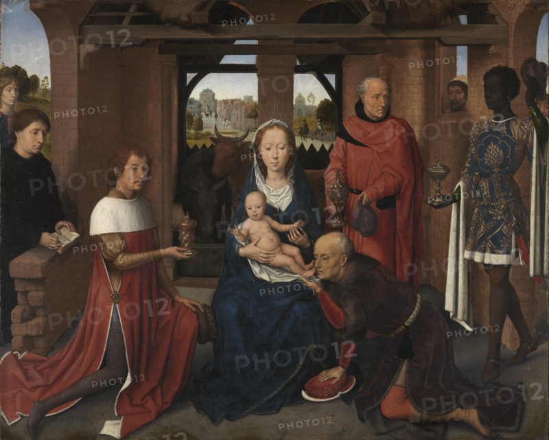 Central panel of the Triptych of Jan Floreins, 1479. Artist: Memling, Hans (1433/40-1494)