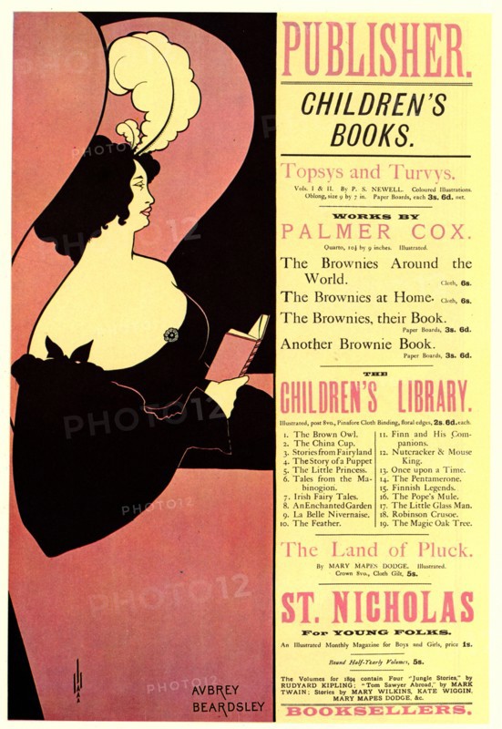Publisher. Children's Books, 1894. Artist: Beardsley, Aubrey (1872?1898)
