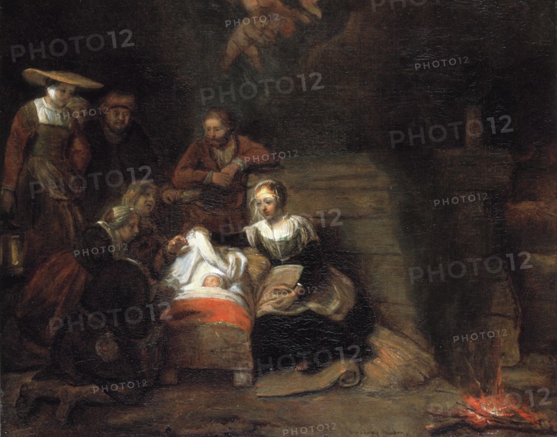 The Adoration of the Christ Child. Artist: Hoogstraten, Samuel Dirksz, van (1627-1678)