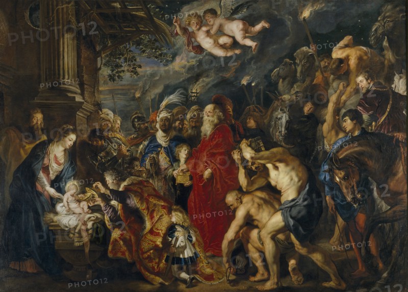 The Adoration of the Magi, 1610-1620s. Artist: Rubens, Pieter Paul (1577-1640)