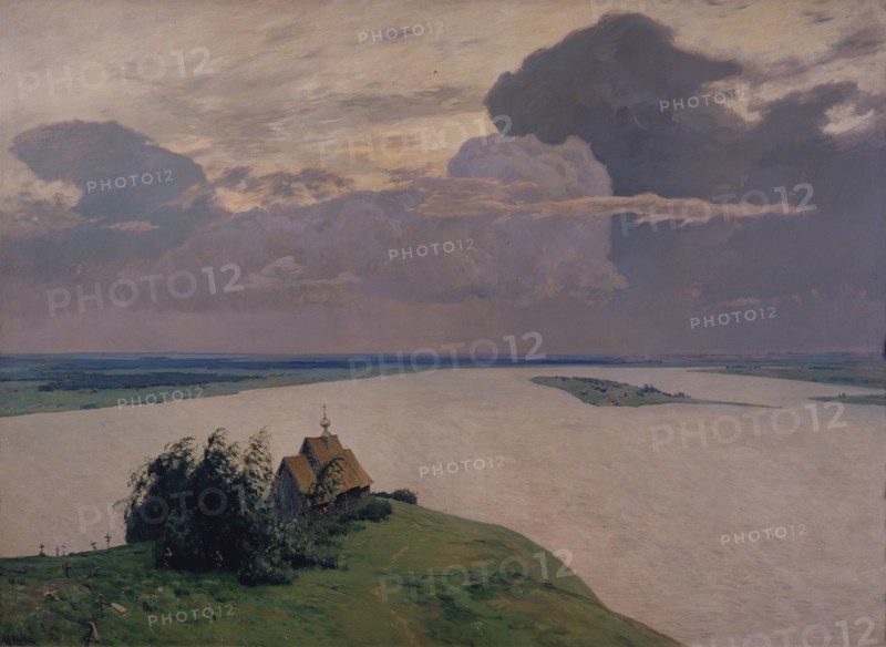 Over Eternal Peace, 1894. Artist: Levitan, Isaak Ilyich (1860-1900)