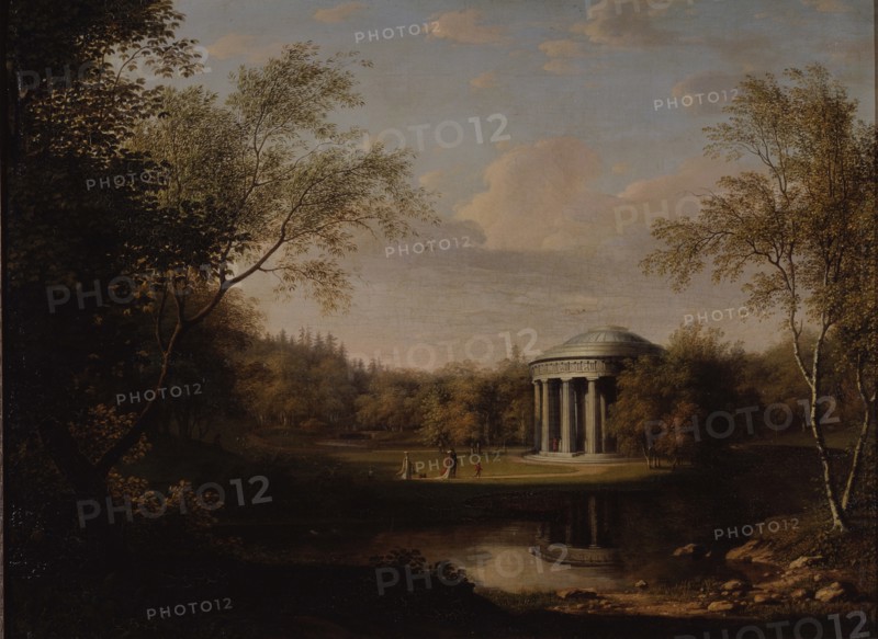 View of the Friendship Temple in Pavlovsk, c. 1800. Artist: Kügelgen, Carl Ferdinand, von (1772-1832)