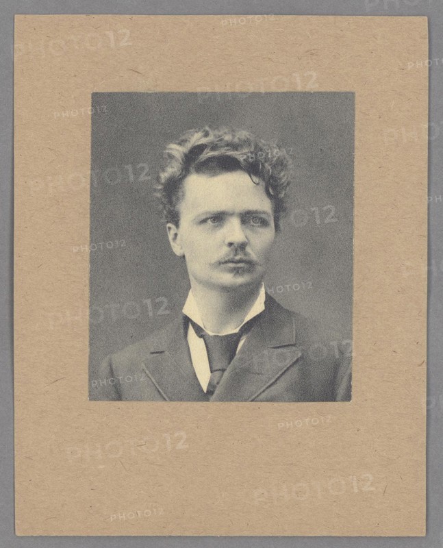 August Strindberg Artist: Roesler, August Josef Robert (1837-1896)