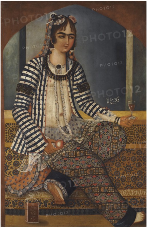 Portrait of a Lady. Artist: Baba, Mirza (active c.1795-c.1830)