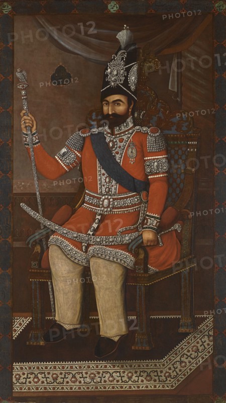 Portrait of Mohammad Shah Qajar (1810-1848). Artist: Iranian master