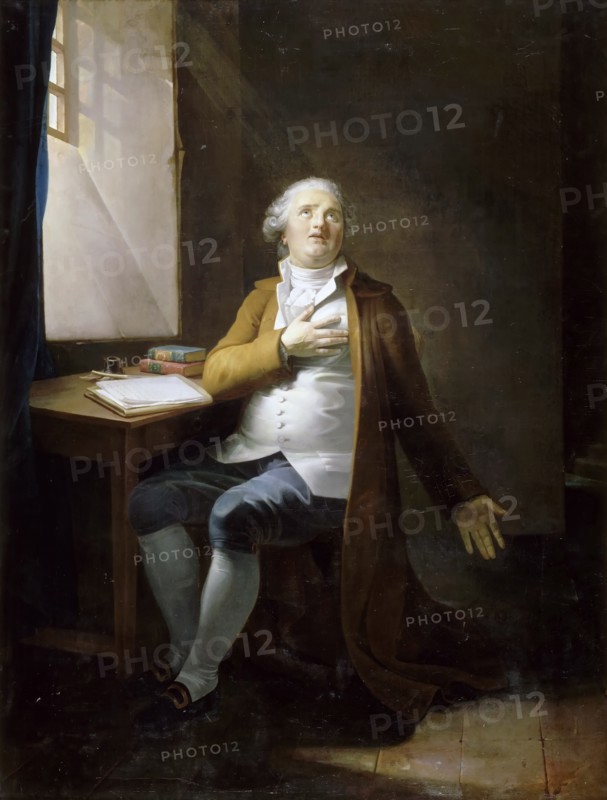 Louis XVI in the Temple. Artist: Danloux, Henri-Pierre (1753-1809)