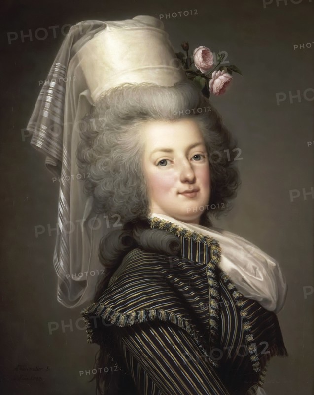 Portrait of Queen Marie Antoinette of France (1755-1793). Artist: Wertmüller, Adolf Ulrik (1751-1811)