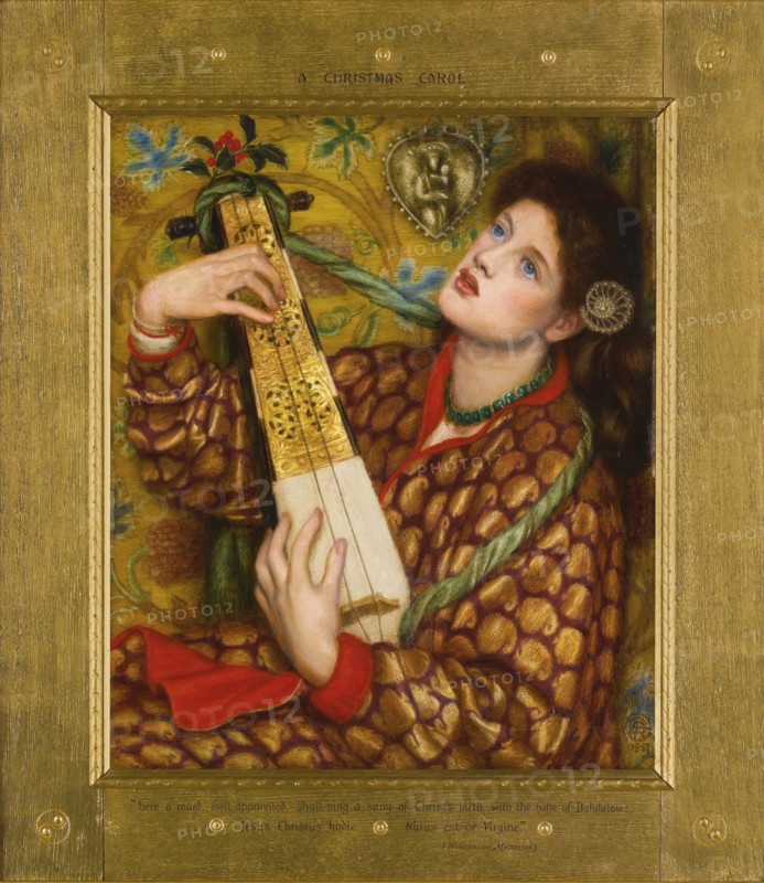 A Christmas Carol. Artist: Rossetti, Dante Gabriel (1828-1882)