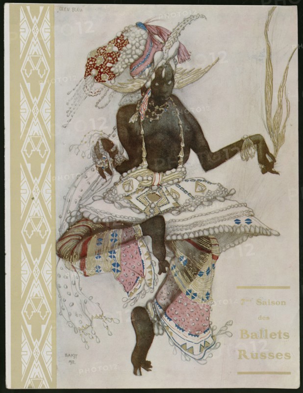 Title page of Souvenir program for Ballets Russes. Artist: Bakst, Léon (1866-1924)