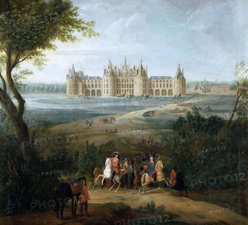 View of the château de Chambord, from the park. Artist: Martin, Pierre-Denis II (1663-1742)