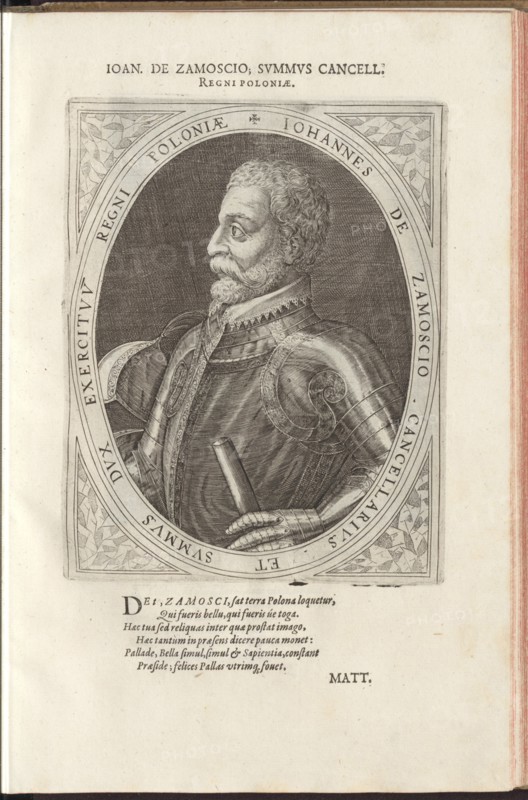 Hetman Jan Zamoyski (1542-1605). Artist: Custos, Dominicus (1560-1612)