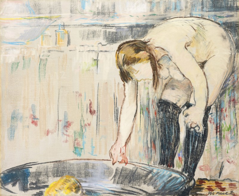 Femme au tub. Artist: Manet, Édouard (1832-1883)