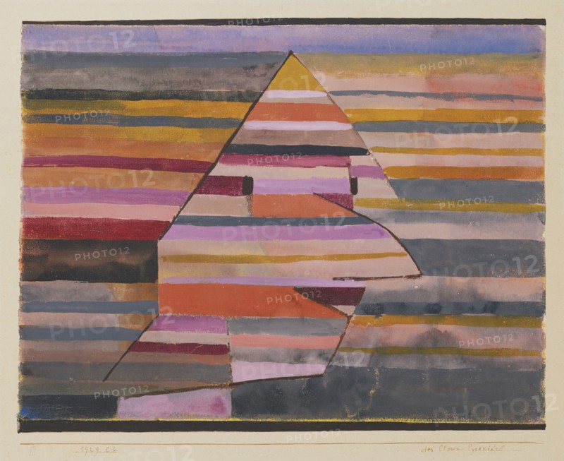 The Pyramid Clown. Artist: Klee, Paul (1879-1940)