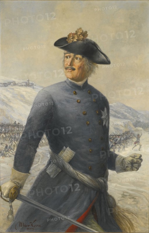 Leopold I, Prince of Anhalt-Dessau (1676-1747), Generalfeldmarschall in the Prussian Army. Artist: Korn, Max (active Early 20th cen.)