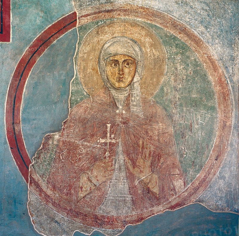 Saint Sophia. Artist: Ancient Russian frescos