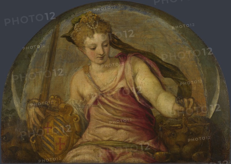 Justice. Artist: Salviati, Giuseppe (1520-1575)