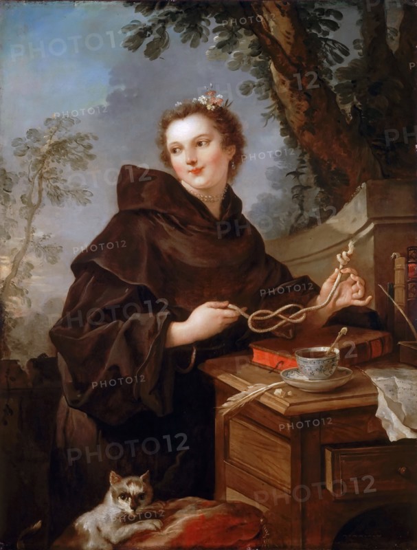 Louise Anne de Bourbon (1695-1758), Countess of Charolais. Artist: Natoire, Charles Joseph (1700-1777)