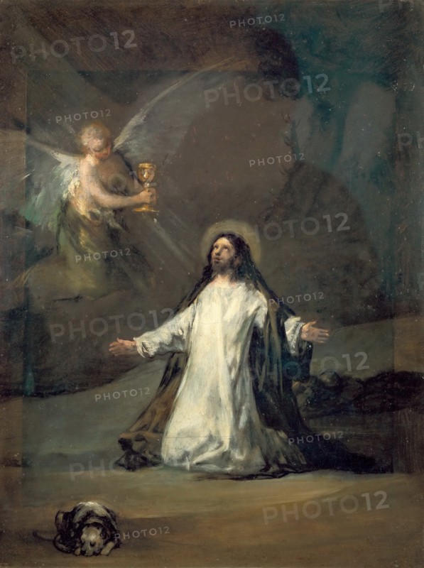 Christ in Gethsemane. Artist: Goya, Francisco, de (1746-1828)